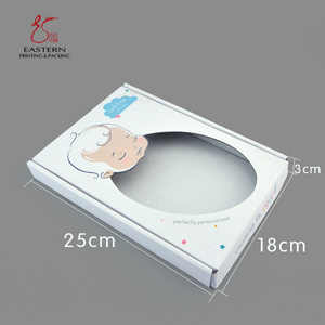 Custom Baby Blanket Packaging Gift Paper Box 22*6*30 Cm Recyclable 4C Printing 5-7 Days Environmental Folders Accept CN