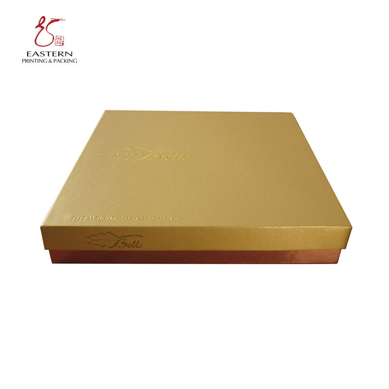 Bistro Chocolatier Assorted Chocolate Truffles Gold Gift Box with Royal Ribbon, Gift and Great for Chocolate Lover