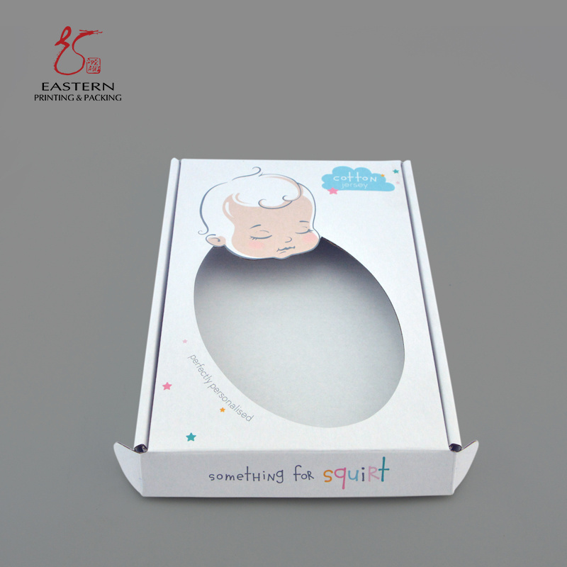 Custom Baby Blanket Packaging Gift Paper Box 22*6*30 Cm Recyclable 4C Printing 5-7 Days Environmental Folders Accept CN