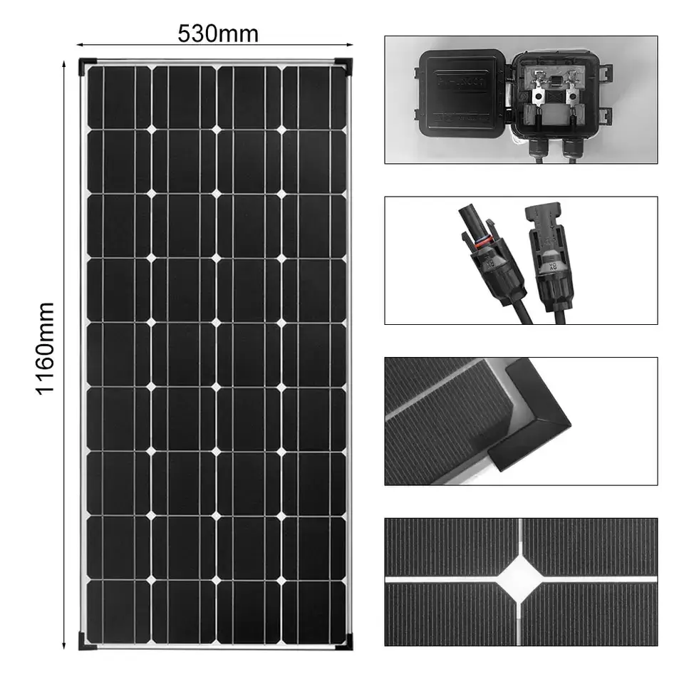 Trina  Solar Panel Mono Photovoltai  500W 540W 545W 550 Watt 550W 600W 670W 700W Bifacial Photovoltaic Pv Solar Panels