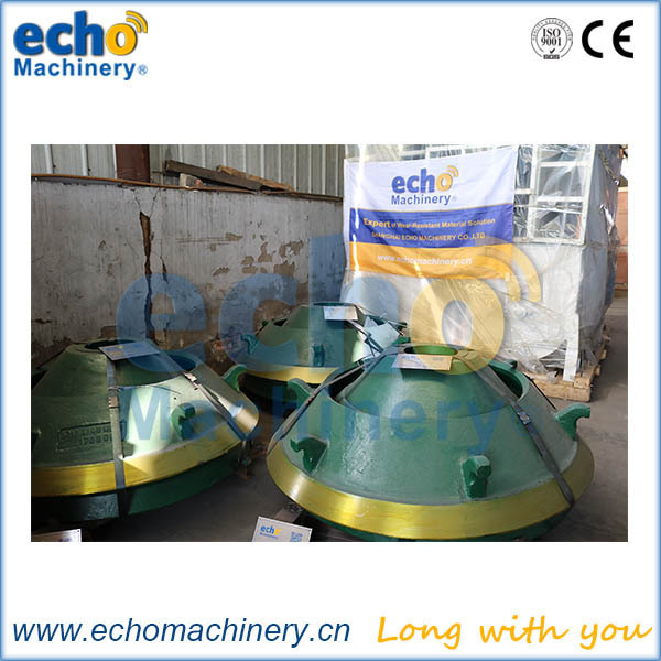 Stone cone crusher TC51 replaceable wear bowl liner and mantle