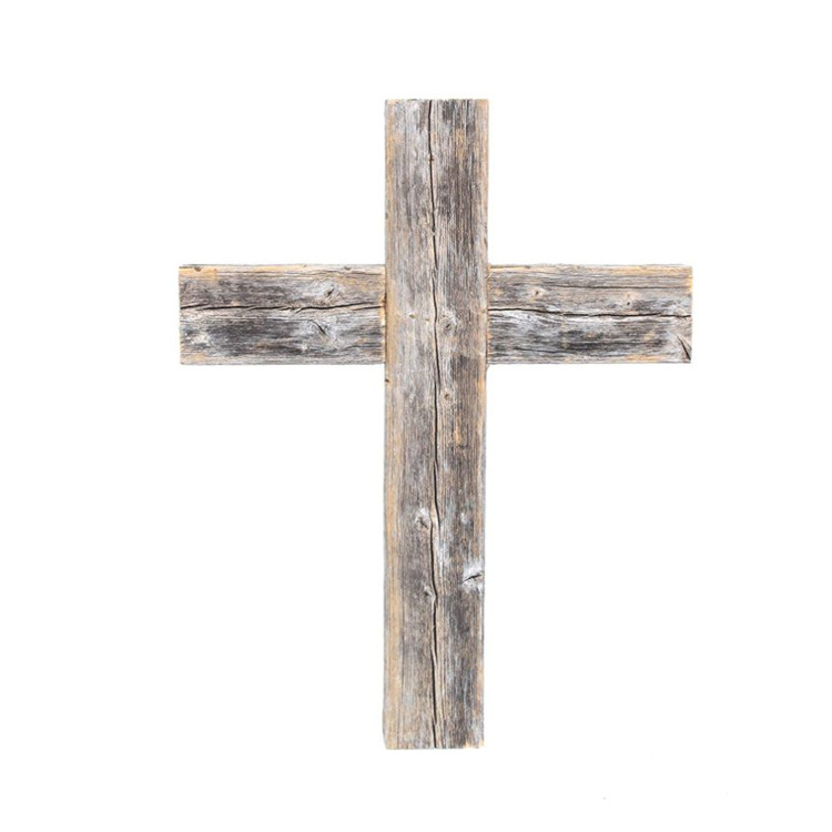 Decorative Cross Rustic Christian Home Decor Recycled Wood Weathered Gray weathered wood wall decor