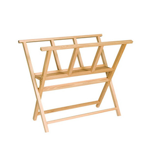 Folding Wood Large Print Rack Perfect for Display of Canvas Art Prints Panels Posters store display rack wood