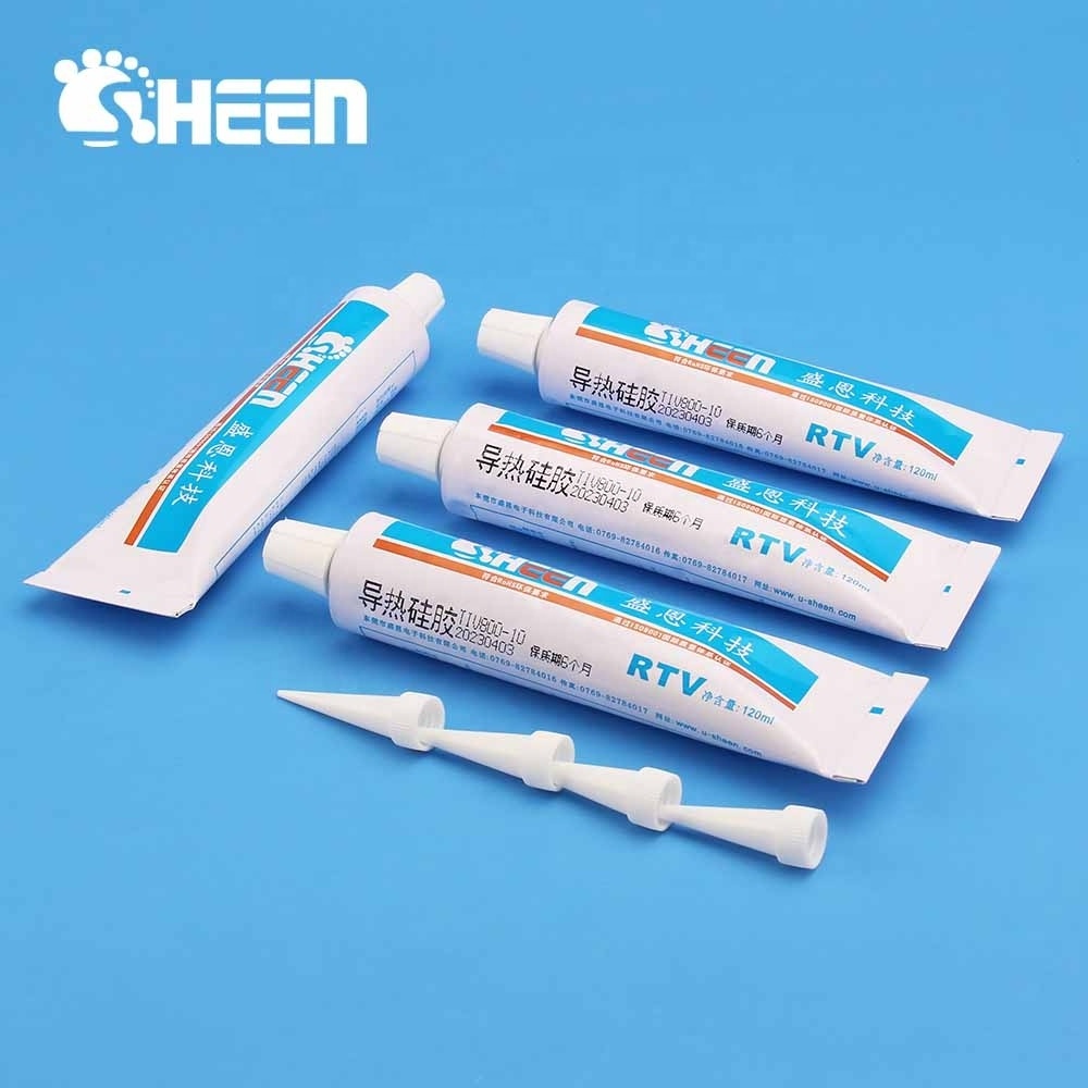 Manufacturer wholesale price 2.0W/mk Gray Fast Cured Thermal Conductive silicone Adhesive Glue