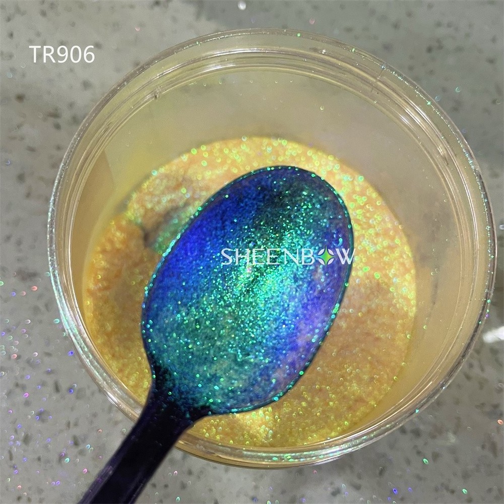 Sheenbow color shifting  hyper shift pearl cosmetic chameleon pigment chrome colorshift pigment cosmetic glitter