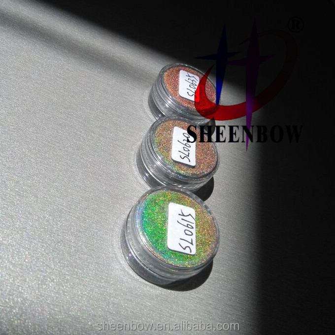 Sheenbow super fine holo pigment fine size Laser Mirror Unicorn nail mirror Holographic laser powder