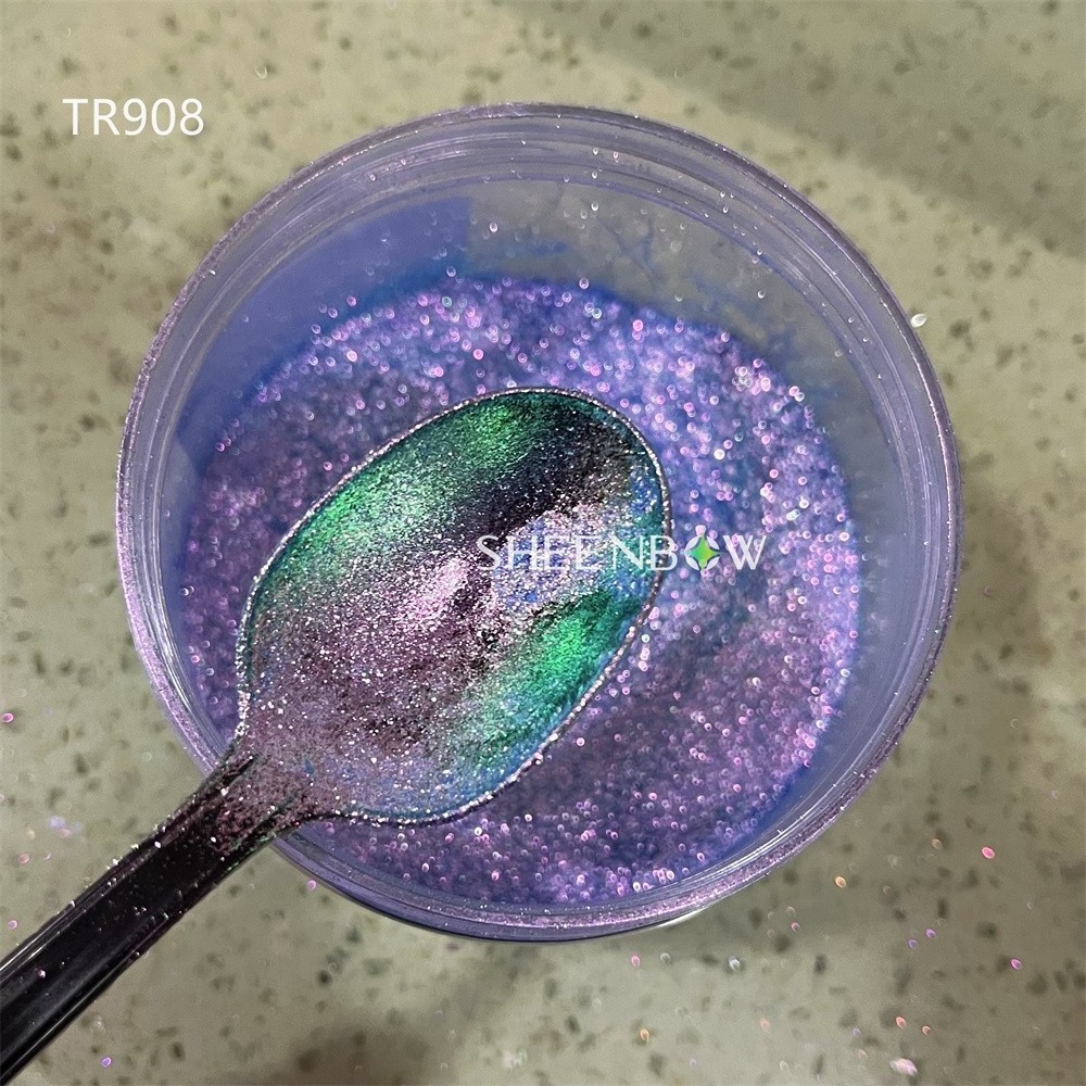 Sheenbow color shifting  hyper shift pearl cosmetic chameleon pigment chrome colorshift pigment cosmetic glitter