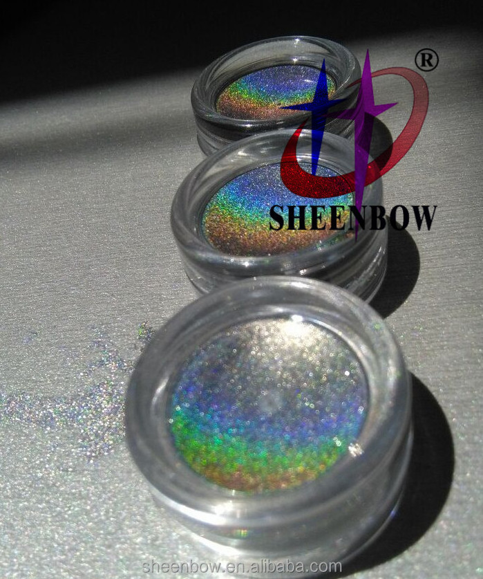 Sheenbow super fine holo pigment fine size Laser Mirror Unicorn nail mirror Holographic laser powder