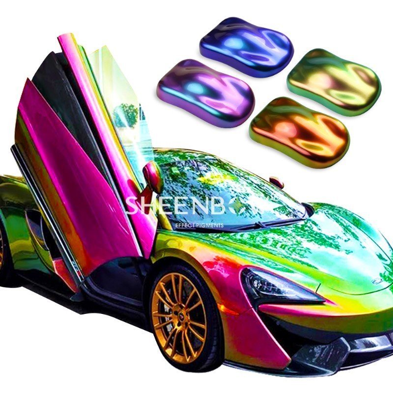 Sheenbow Color Change Car Paint Automotive Paints Chrome Powder Super Chameleon Pigment