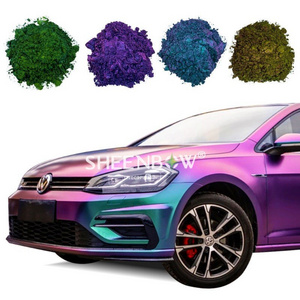 Sheenbow Color Change Car Paint Automotive Paints Chrome Powder Super Chameleon Pigment