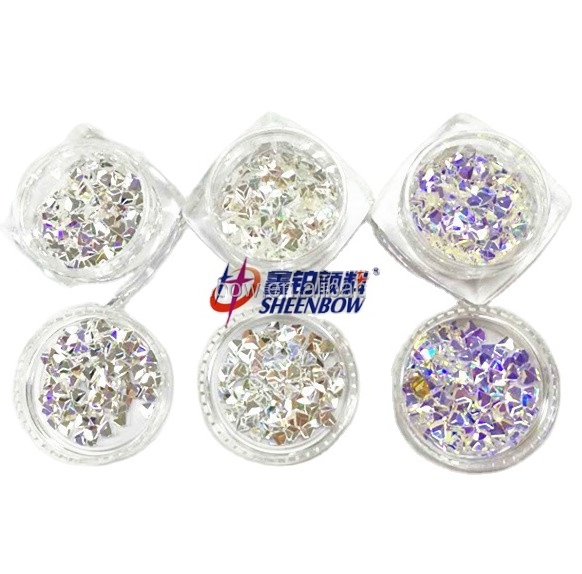 Sheenbow 1g DIAMOND 3D GLITTER RAINBOW GLITTER POWDER