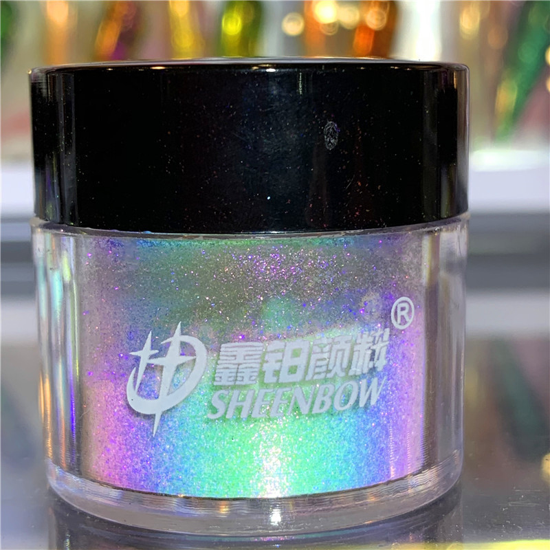 Sheenbow chameleon/color change/flip flop pigment for security printing, car painting, nail art pigment