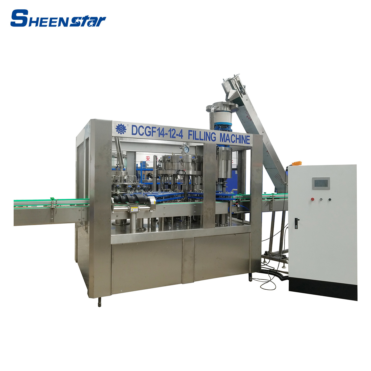 Economy Rotary Type Filling Machine For Cola / Carbonated Soft Drink