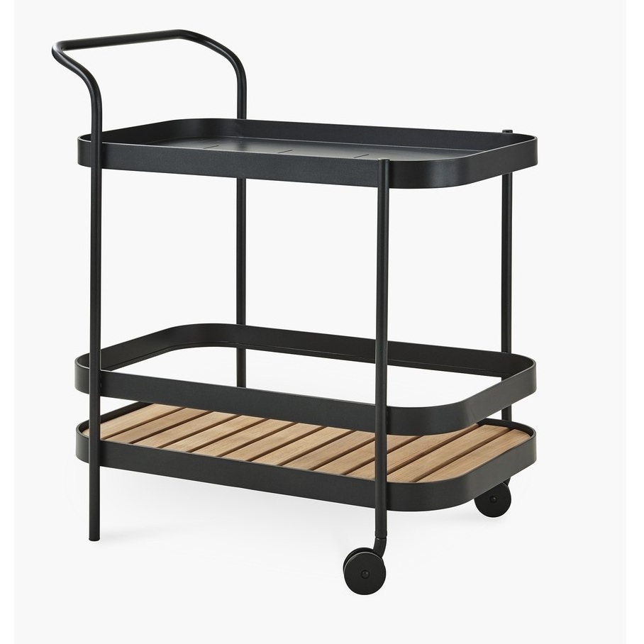 Rolling Black Bar Cart Trolley Metal Tea Coffee Serving Carts For  Home Restaurant or Hotel Cocktail Accessories Cart Shelves