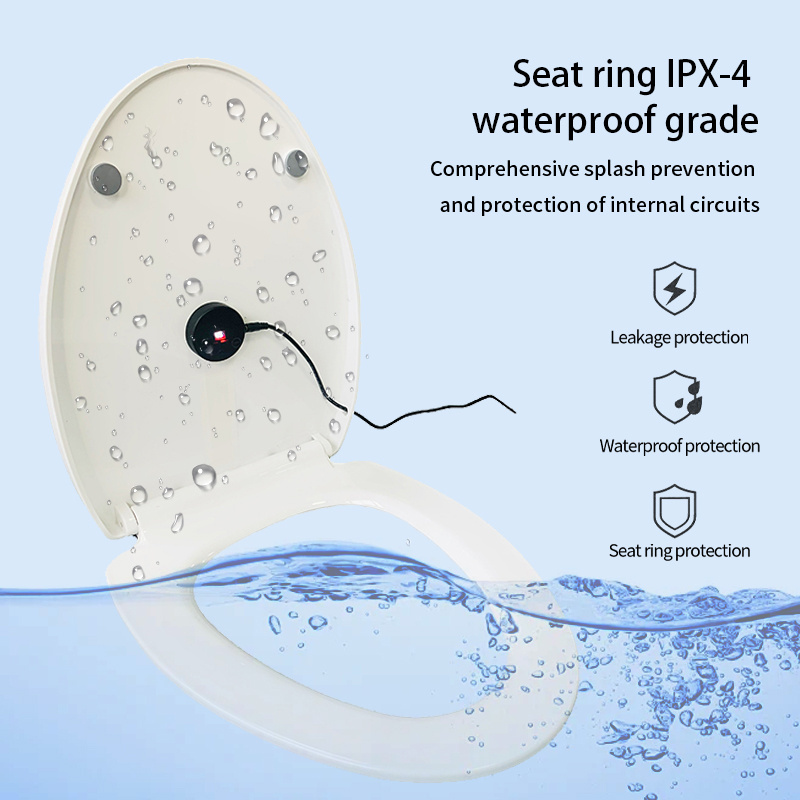 Safe low voltage heated toilet seats portable smart temperature control heated toilet seat cover