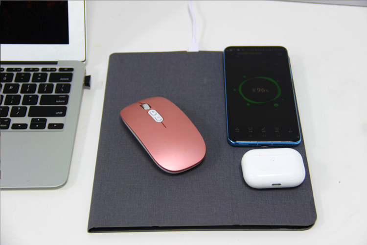 mobile phone accessories Super Thin desk home Office Wireless charging mouse pad laptop cases 4 in 1 3 in 1 wireless charger