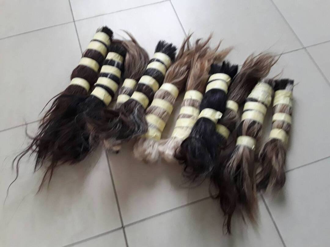 Cattle Tail Size hair Hair for Making  Brush factory price