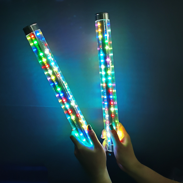 Aluminum Alloy Rechargeable Bottle Service LED Strobe Baton flash LED Sparkler light