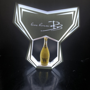 Customisable Vip Bottle Presenter Glorifier Bottle Service Display Bottle Presenter