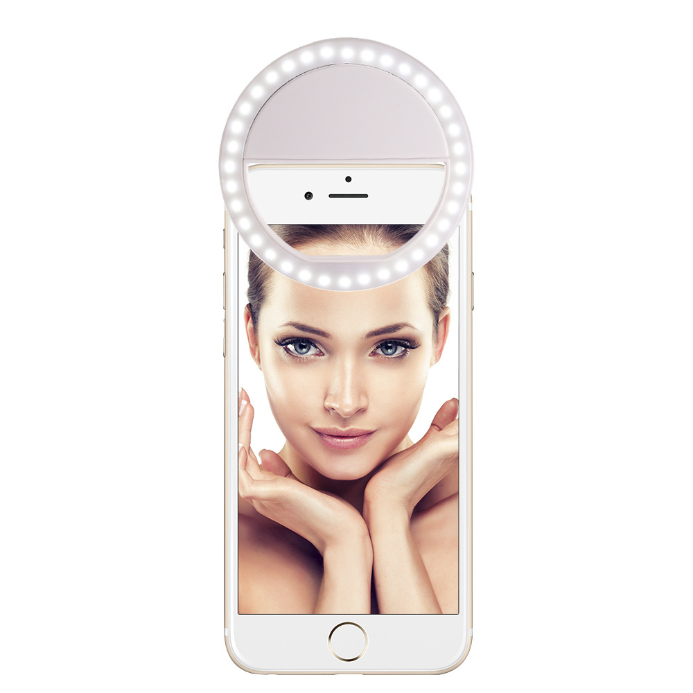 portable phone camera ring selfie light for private label