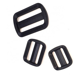 High Quality Adjustable Durable Plastic Tri-glid Plastic Strap Webbing Adjuster Tri-glide Connect Buckle for Backpack School Bag