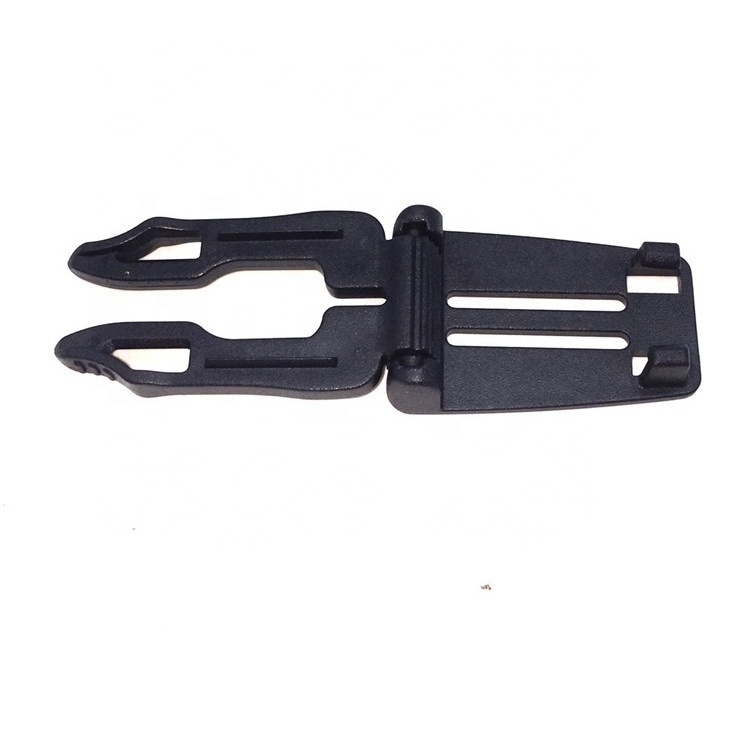 Plastic Strap Clip Webbing Clamp Band Clasp Slip Keeper Carabiner Foldable Connect Lock Buckle Tactical Backpack Molle Bag Kits