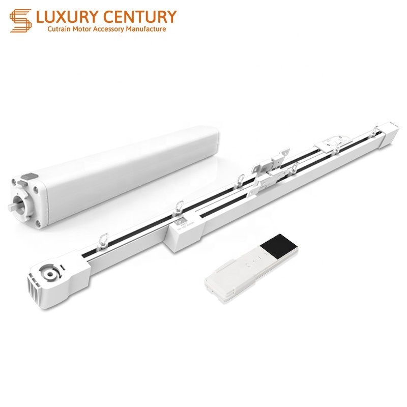 Factory wholesale Smart Home Automatic Motorized Telescopic Curtain Track with Curtain Motor