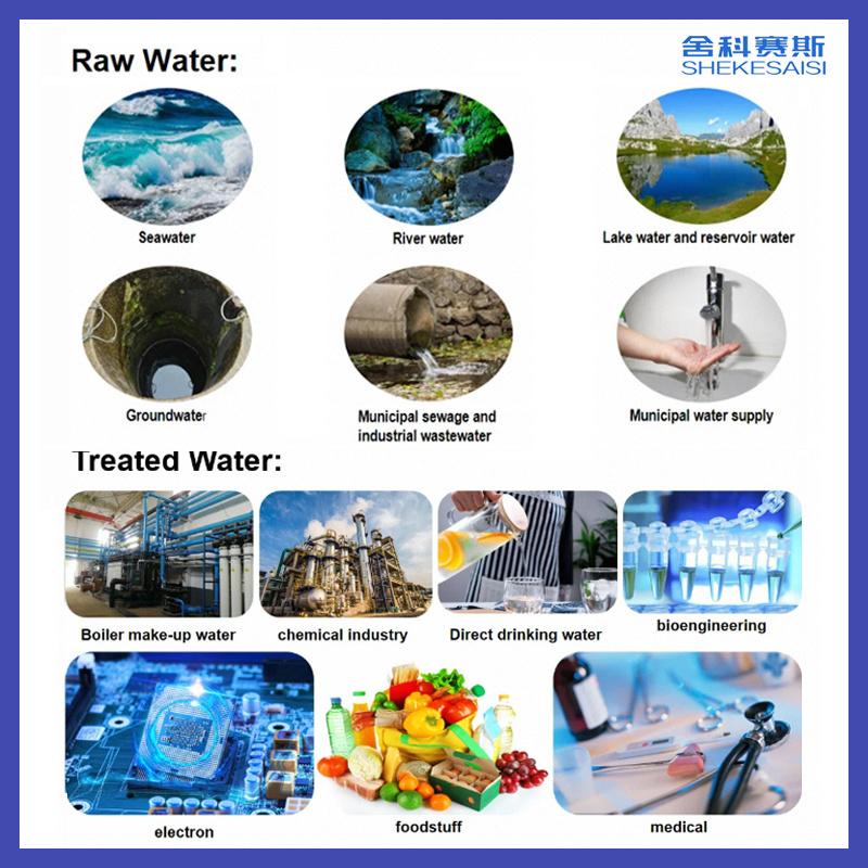 RO Containerized Water Treatment Equipment Reverse Osmosis Purifier for Water Purification