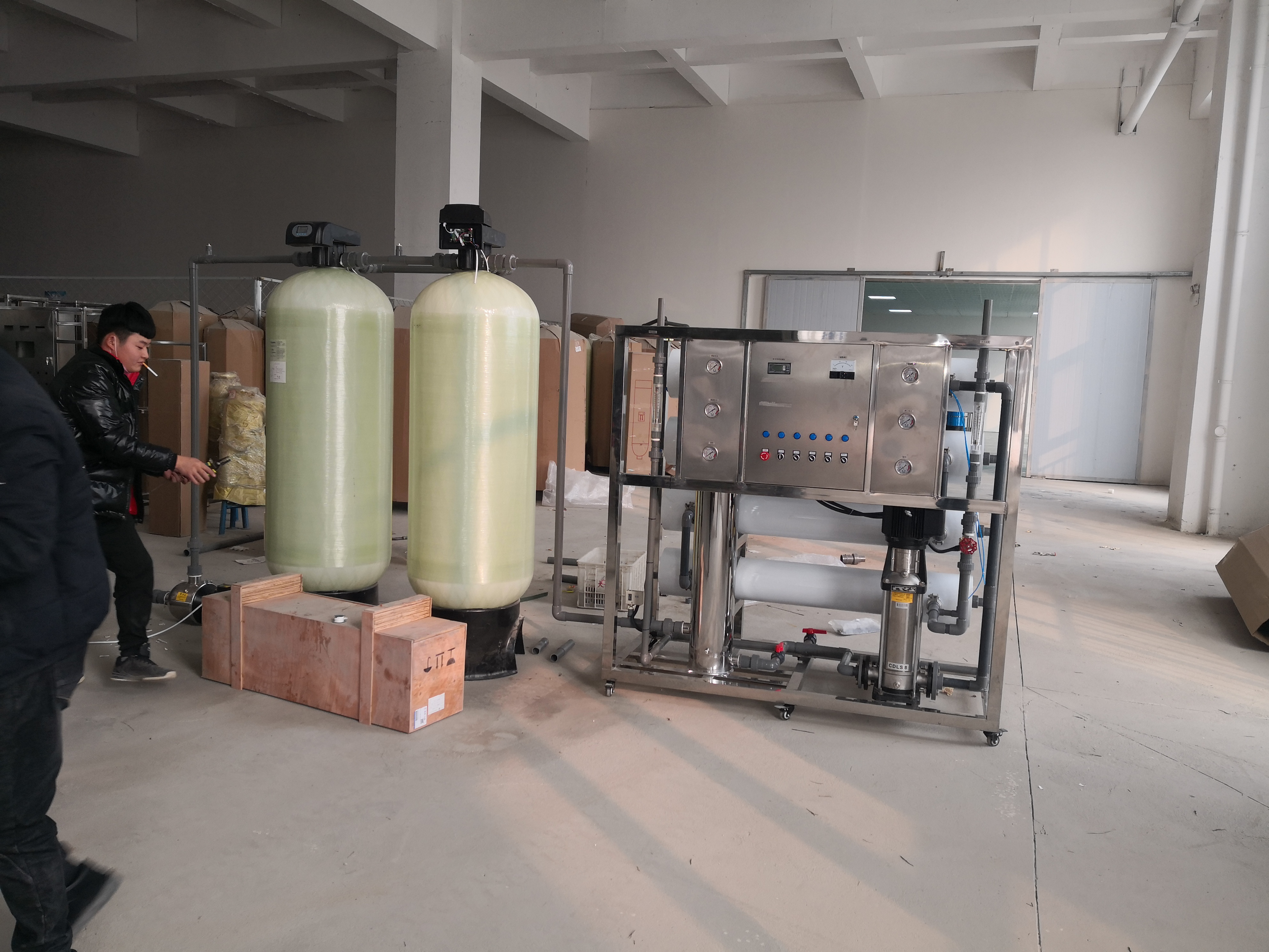 RO Containerized Water Treatment Equipment Reverse Osmosis Purifier for Water Purification