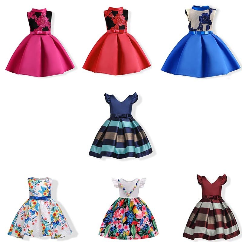 World best selling 3 8 years products kids birthday wedding party dress for girls at the wholesale price