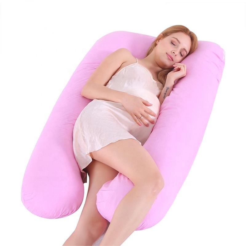 U Shape Maternity Pillow Microfiber Pregnancy Body Pillow for  Pregnant Women Side Sleepers Bedding Relaxing  SH-P050