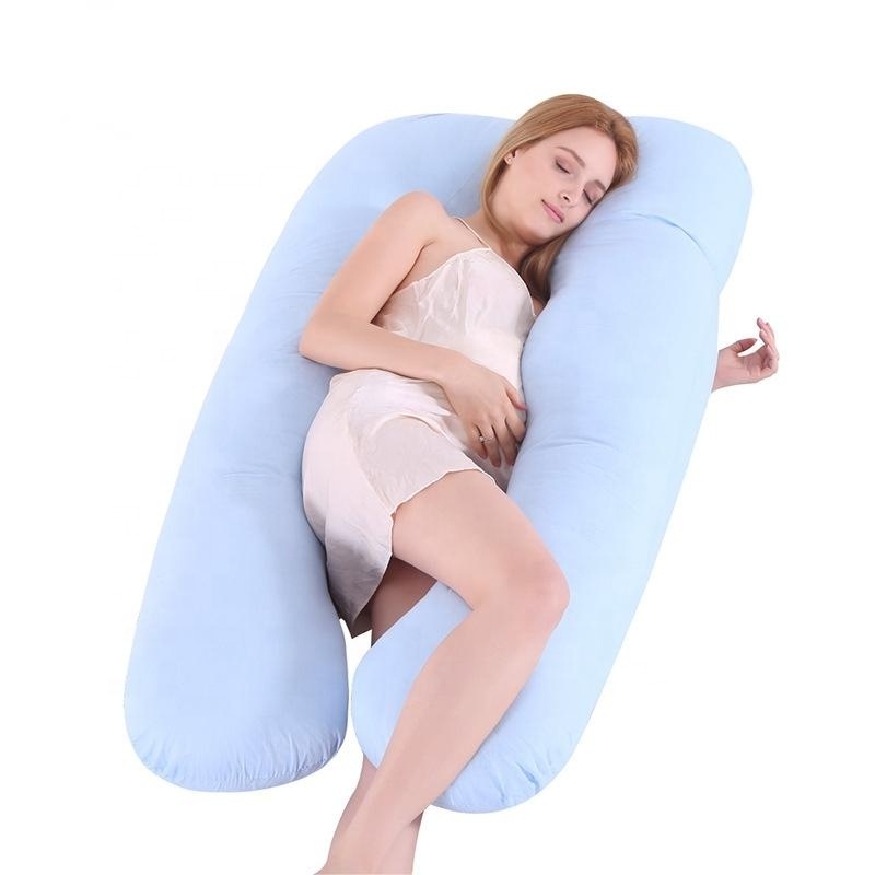 U Shape Maternity Pillow Microfiber Pregnancy Body Pillow for  Pregnant Women Side Sleepers Bedding Relaxing  SH-P050