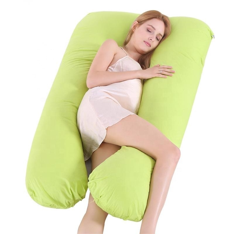 U Shape Maternity Pillow Microfiber Pregnancy Body Pillow for  Pregnant Women Side Sleepers Bedding Relaxing  SH-P050