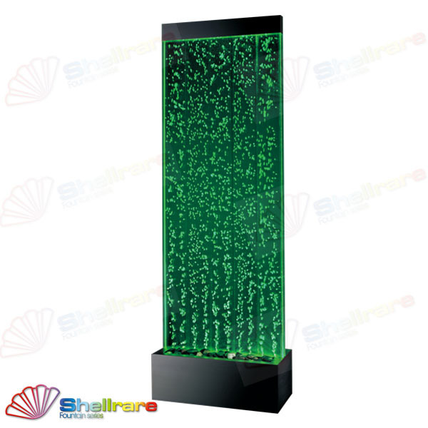 black water bubble wall panel , colorful waterfall fountain room divider