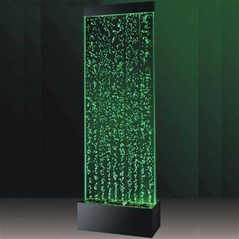 black water bubble wall panel , colorful waterfall fountain room divider