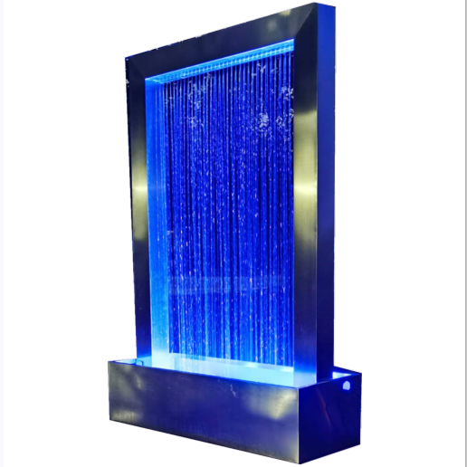 Floor standing garden rain curtain waterfall water feature outdoor decorative water waterfall fountain