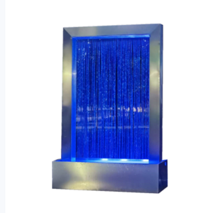 Floor standing garden rain curtain waterfall water feature outdoor decorative water waterfall fountain