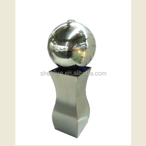 Outdoor Metal Stainless Steel Sphere Ball Water Fountain