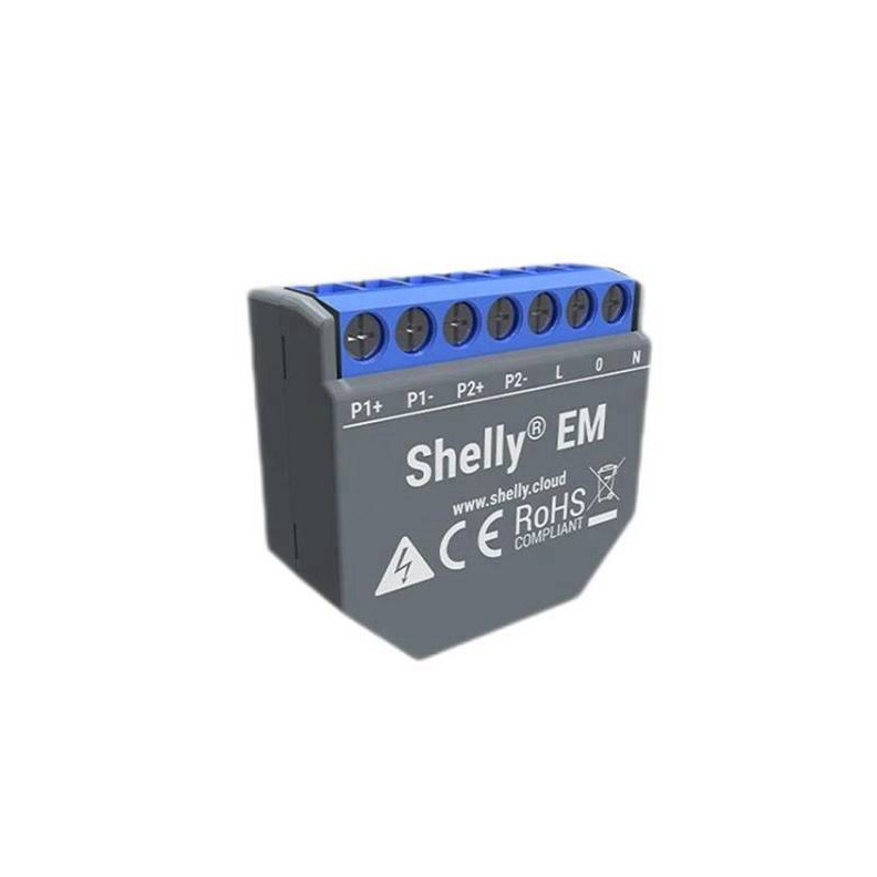 Shelly EM High Power Switch Control 2A Smart Wall Switch Mini Design Smart Relay Switch