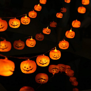 halloween string light led pumpkin light decoration flickering lights