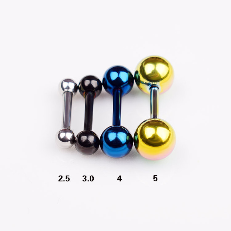 Button jewelry Stainless Steel Ball belly ring Trending Piercing Earrings