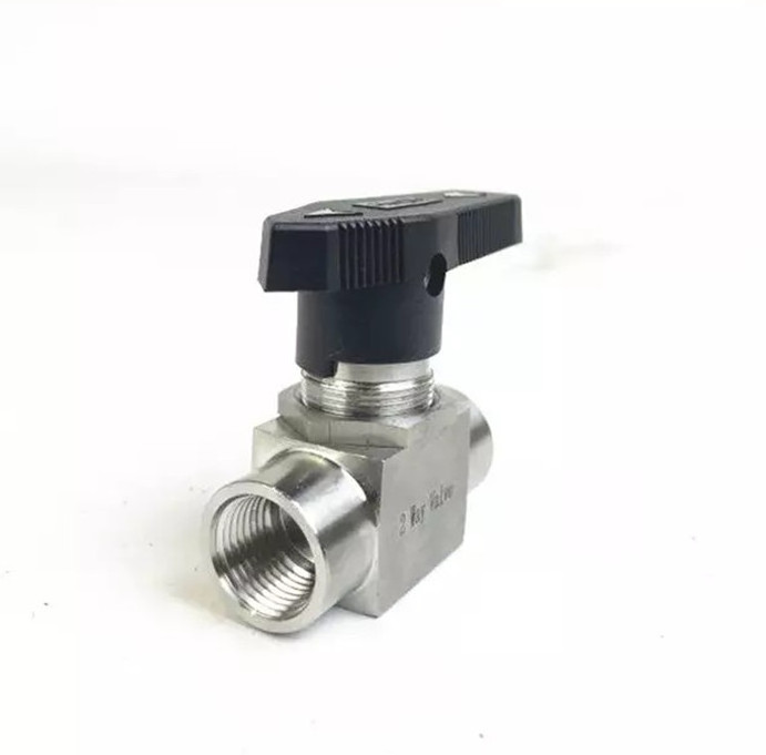 304 stainless steel inner thread straight water pipe flow control high pressure Manifold ball valve