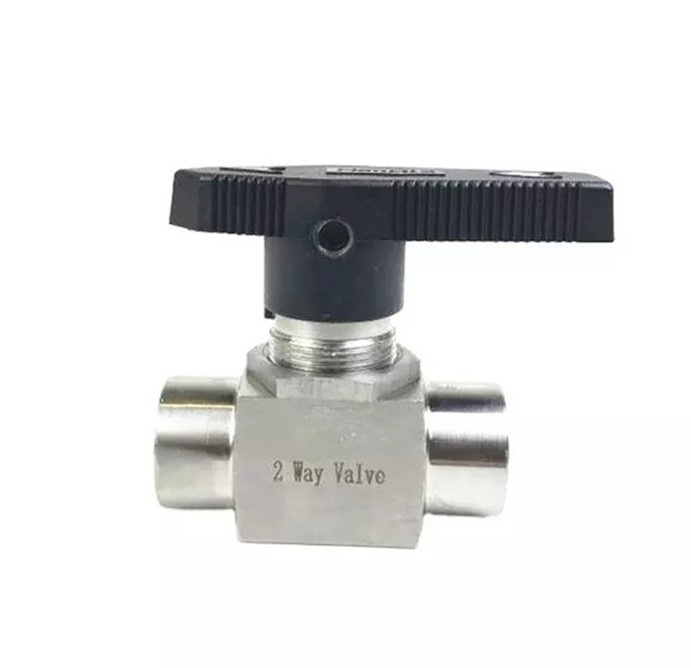 304 stainless steel inner thread straight water pipe flow control high pressure Manifold ball valve