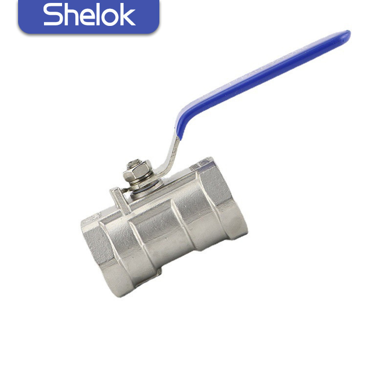 Shelok  304 316L SS BSP NPT pull handle 2pc female thread stainless steel ball valve for water