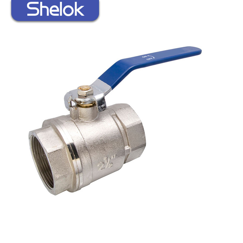 Shelok  304 316L SS BSP NPT pull handle 2pc female thread stainless steel ball valve for water