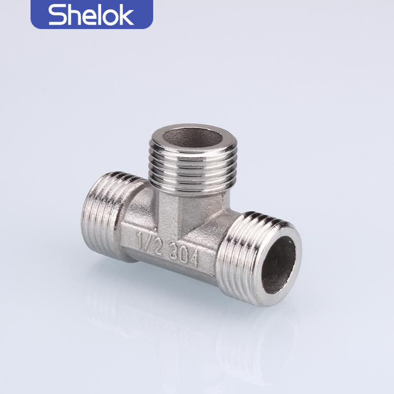 Shelok Wholesale Sanitary Stainless Steel Tee/Elbow/Flange/Nipple/Cross/Bushing 201 304 304L 316 316L Tube Pipe Fittings