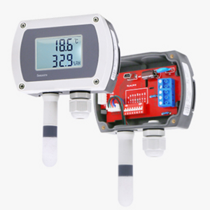 Track installation Temperature and Humidity Transmitter RS485 Digital LCD Display Greenhouse Temperature and Humidity Sensor