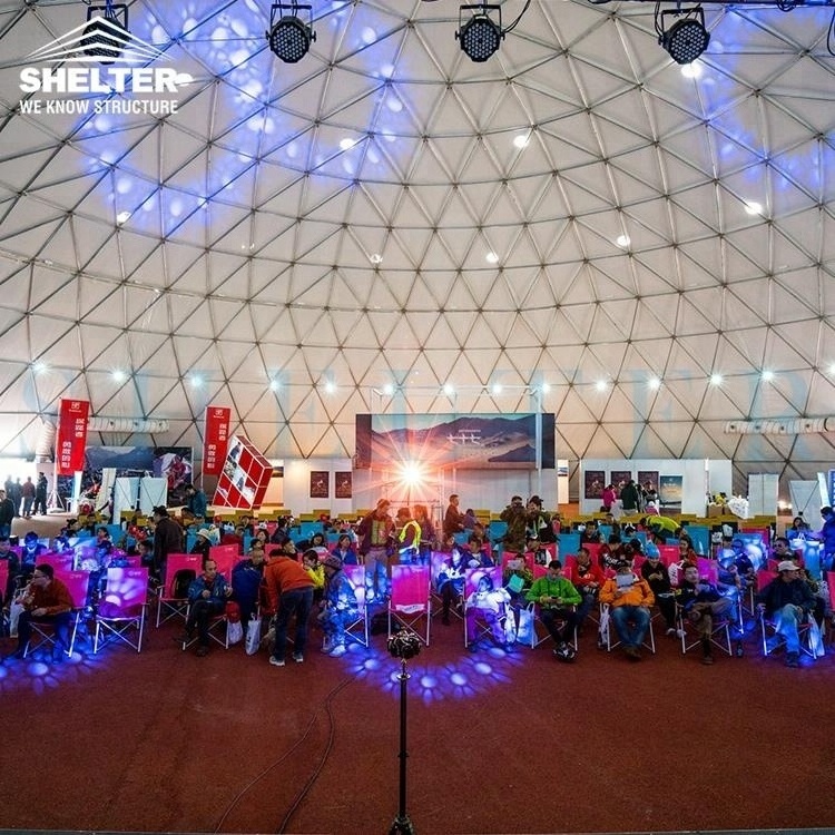 50m Diameter Huge Dome Tent for Outdoor Wedding Party Exhibition Event