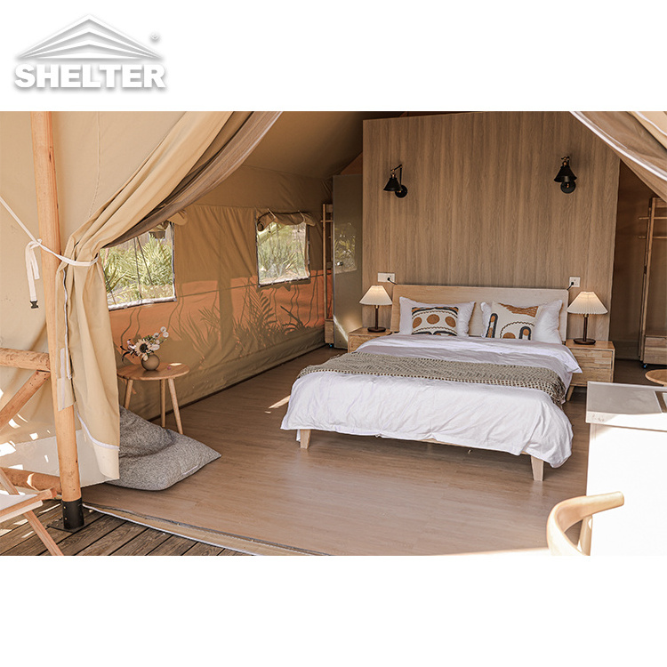 timber frame sail cloth barn marquee outdoor luxury glamping canvas fabric for safari tents