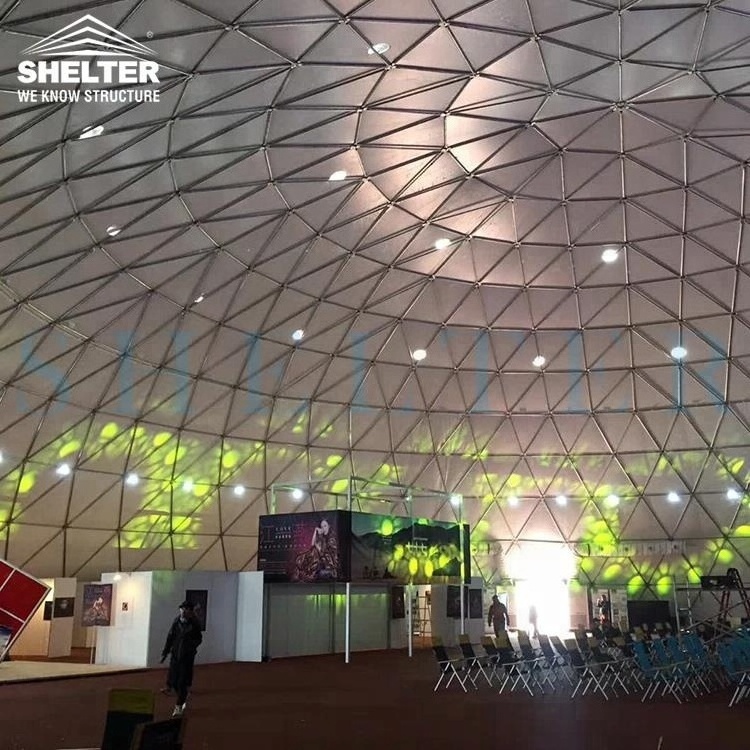 50m Diameter Huge Dome Tent for Outdoor Wedding Party Exhibition Event